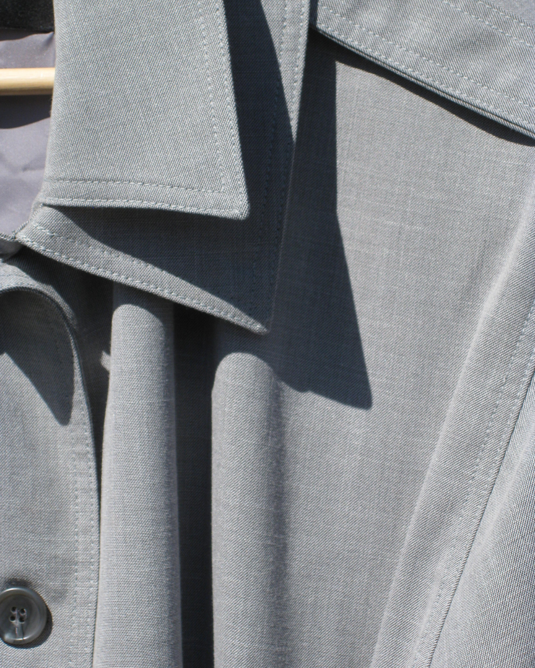Olla Oversized Trench Coat - Grey