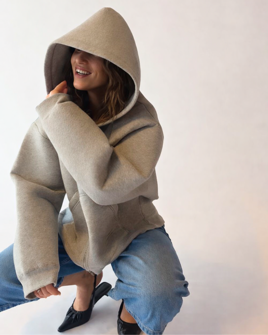 Zoë Oversized Hoodie - Grey